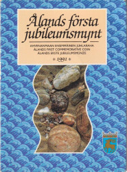 Монета. Финляндия. 100 марок 1991 год. 70 лет автономии Аландских островов. В буклете.