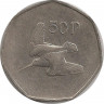 Реверс. Монета. Ирландия. 50 пенсов 1999 год.