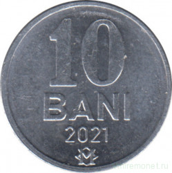 Монета. Молдова. 10 баней 2021 год.
