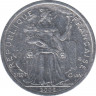 Монета. Французская Полинезия. 2 франка 2003 год. ав.