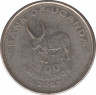 Монета. Уганда. 100 шиллингов 2007 год. Медно-никелевый сплав. ав.