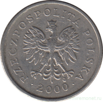 Монета. Польша. 20 грошей 2000 год.