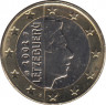 Монета. Люксембург. 1 евро 2002 год. ав.