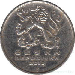 Монета. Чехия. 5 крон 2015 год.