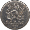 Монета. Чехия. 5 крон 2015 год. ав.