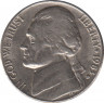 Монета. США. 5 центов 1983 год. Монетный двор D. ав