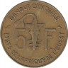 Монета. Западная Африка (ВСЕАО). 5 франков 1969 год. рев.
