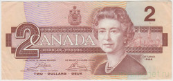 Банкнота. Канада. 2 доллара 1986 год. Тип 94а.