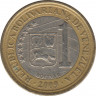 Монета. Венесуэла. 1 боливар 2009 год. ав.