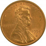 Монета. США. 1 цент 1994 год. Монетный двор D. ав