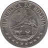Монета. Боливия. 1 песо 1968 год. ФАО. рев.