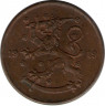 Монета. Финляндия. 5 пенни 1919 год.