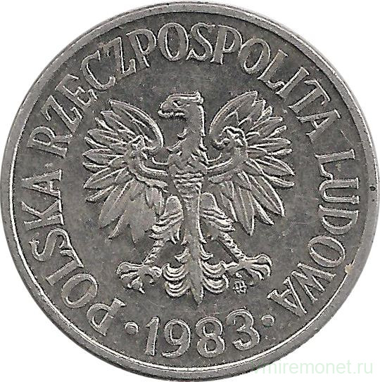 Монета. Польша. 50 грошей 1983 год. 