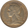 Монета. Французское Сомали. 10 франков 1965 год. ав.