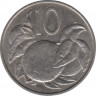 Монета. Острова Кука. 10 центов 1983 год. рев.