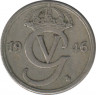  Монета. Швеция. 10 эре 1946 год ( никелевая бронза ). ав.