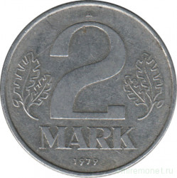 Монета. ГДР. 2 марки 1979 год.