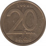 Монета. Бельгия. 20 франков 1994 год. BELGIE. ав.