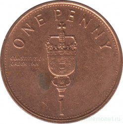 Монета. Гибралтар. 1 пенни 2009 год.