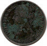 Монета. Великобритания. 1 фартинг 1868 год.
