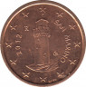 Монета. Сан-Марино. 1 цент 2012 год. ав.