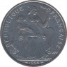 Монета. Французская Полинезия. 5 франков 1998 год. ав.