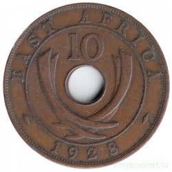 Монета. Британская Восточная Африка. 10 центов 1928 год.