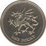 Монета. Великобритания. 1 фунт 1995 год. ав.