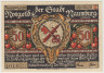 Бона. Нотгельд. Германия. Город Наумбург. 50 пфеннигов 1920 год. Вариант 928.2.а.6. ав.