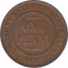 Монета. Австралия. 1 пенни 1927 год. ав.