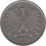 Монета. ФРГ. 5 марок 1978 год. Монетный двор - Карлсруэ (G). ав.