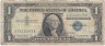 Банкнота. США. 1 доллар 1957 год. Синяя печать. G. Тип 419a. 
