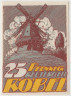 Бона. Нотгельд. Германия. Город Рёбель. 25 пфеннигов 1922 год. Вариант 1130.1.2. ав.