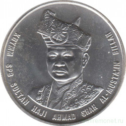 Монета. Малайзия. 25 ринггит 1984 год. 25 лет Центральному банку Малайзии.