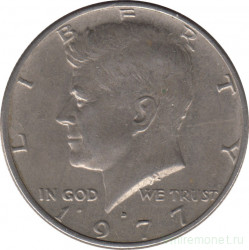 Монета. США. 50 центов 1977 год. Монетный двор D.
