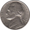  Монета. США. 5 центов 1986 год. Монетный двор D. ав.