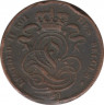 Монета. Бельгия. 1 сантим 1899 год. Des Belges. ав.