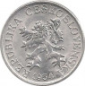 Монета. Чехословакия. 3 геллера 1954 год. ав.