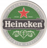 Подставка. Пиво "Heineken", Россия. Наслаждайся ответственностью. лиц.