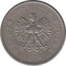 Монета. Польша. 1 злотый 1990 год. Новый тип. ав.