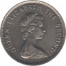 Монета. Тувалу 20 центов 1985 год. рев.