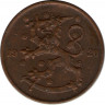 Монета. Финляндия. 5 пенни 1920 год. ав