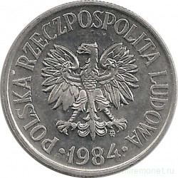 Монета. Польша. 50 грошей 1984 год. 