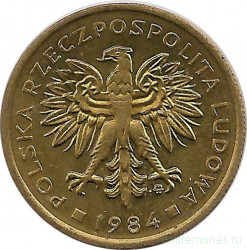 Монета. Польша. 2 злотых 1984 год.