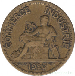 Монета. Франция. 50 сантимов 1926 год.