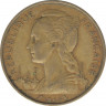 Монета. Французское Сомали. 20 франков 1965 год. ав.
