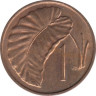Монета. Острова Кука. 1 цент 1983 год. рев.