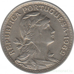 Монета. Португалия. 50 сентаво 1962 год.