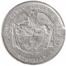 Монета. Колумбия. 50 сентаво 1882 год.