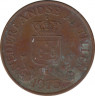 Монета. Нидерландские Антильские острова. 2,5 цента 1975 год. ав.